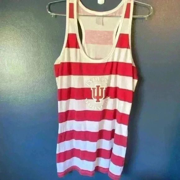 ❤️ 3 for $30 Indiana Hoosiers racer back tank - Picture 1 of 3